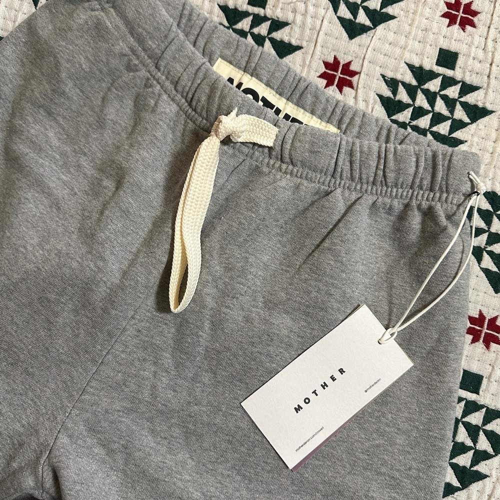 MOTHER Denim Gray Sweatpants NWT Mother Move It